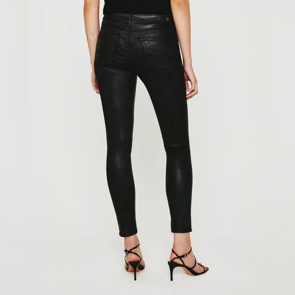 AG Leatherette The Legging Skinny Jeans - Picture 3 of 13